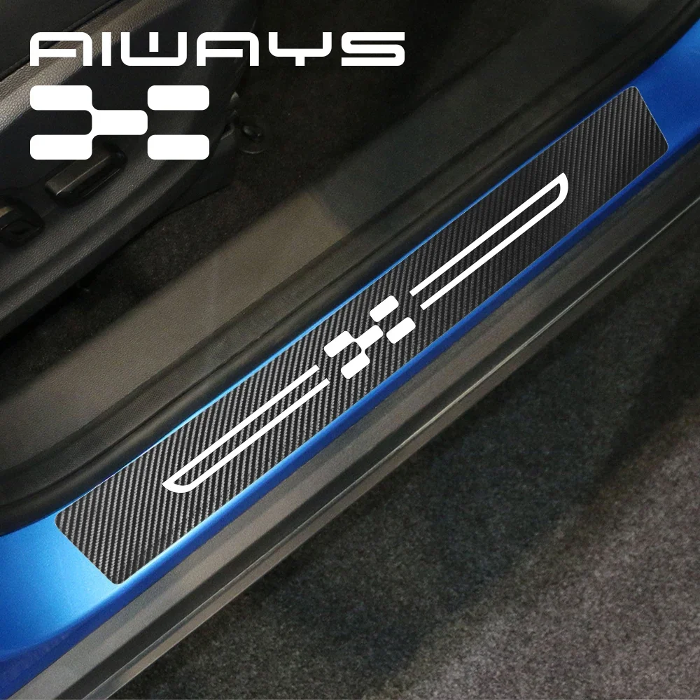 4 шт. наклейки на пороги двери автомобиля педали для Aiways U5 PRO U6 U7 2020 2021 2022