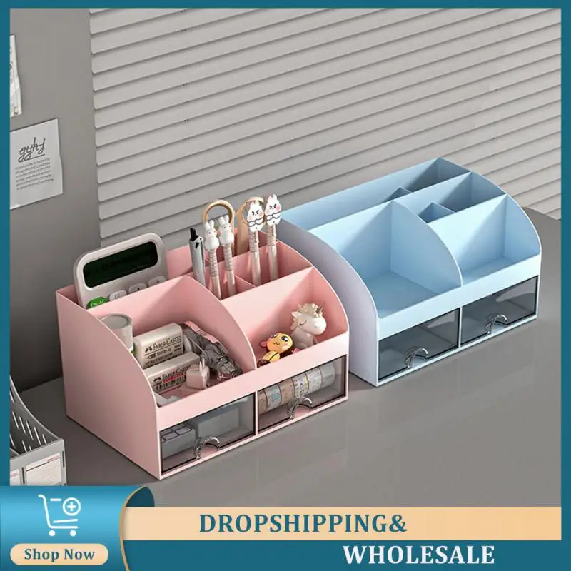 

Storage Rack Sorting And Storage Storage Cabinet White/blue/ Storage Decoration Desktop Storage Box Miscellaneous Items Desk