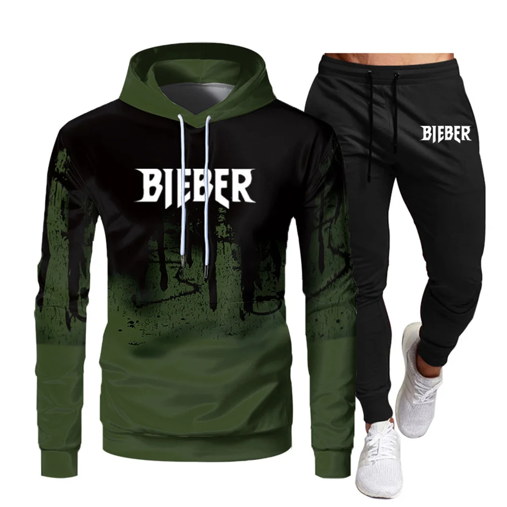 2022 новый осенне-зимний плюшевый свитер. Молодежный костюм для бега. Мужской