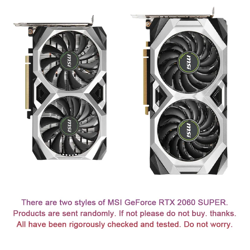 Бывшая в употреблении Видеокарта MSI GeForce RTX 2060 S 2060 SUPER 8G NVIDIA GAMING 12 нм 14000 МГц GDDR6 бит Поддержка процессора AMD Intel для настольных ПК