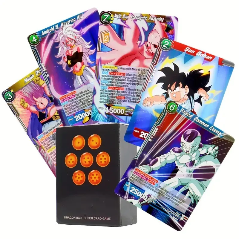 

Dragon Ball Cards Shiny Son Goku Frieza Saiyan Vegeta TCG Rare Trading Collection Card Anime for Children Gift Toy 50-100Pcs/Box