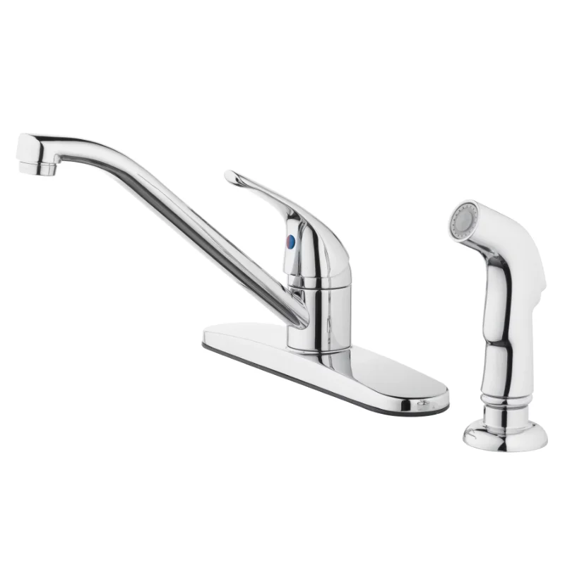 

Mainstays 8" Widespread Single Handle Kitchen Faucet with Side Spray, Chrome