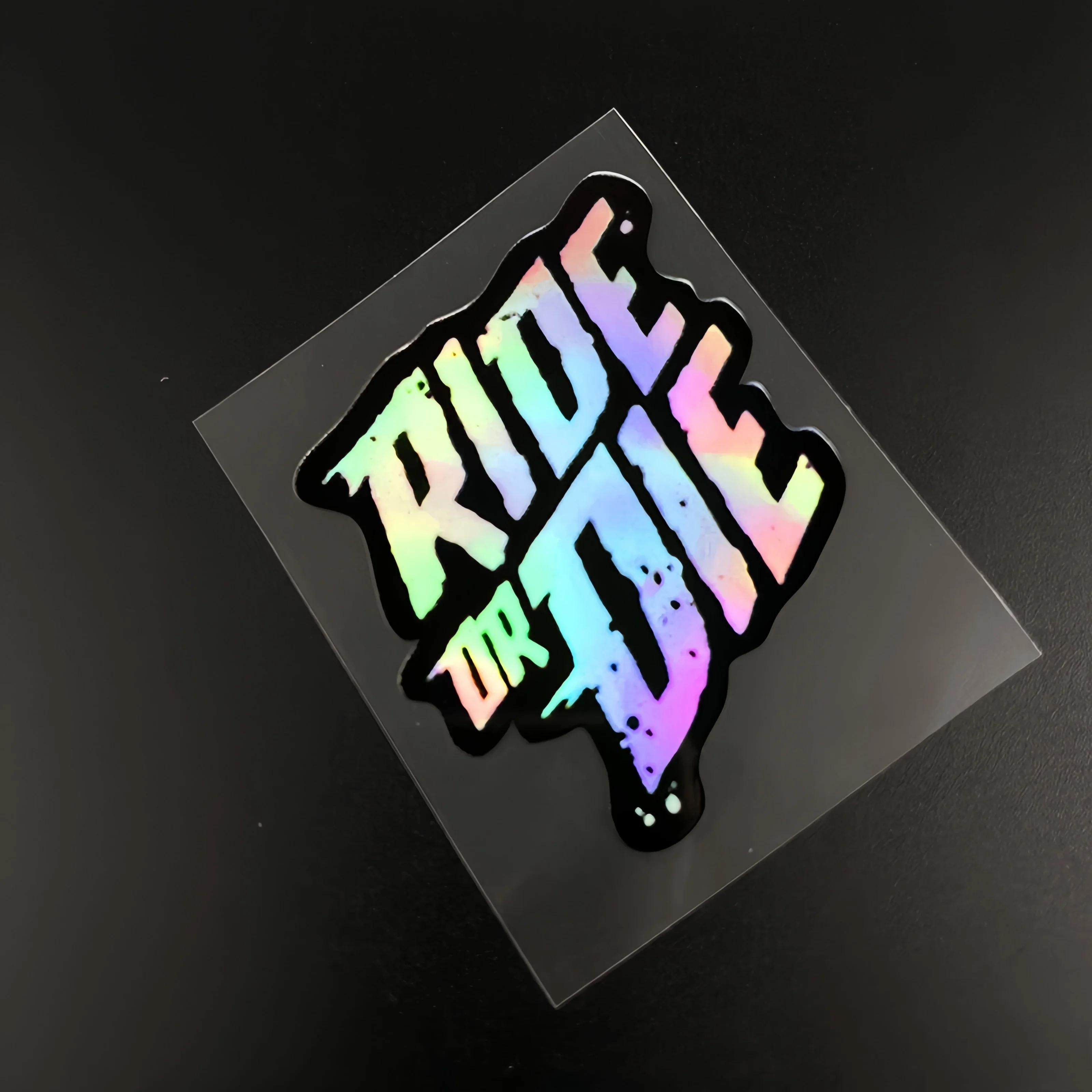 

1 шт., наклейки на раму велосипеда RIDE OR DIE, водонепроницаемые виниловые наклейки на верхнюю трубку велосипеда для MTB, декоративные аксессуары для мотоциклов