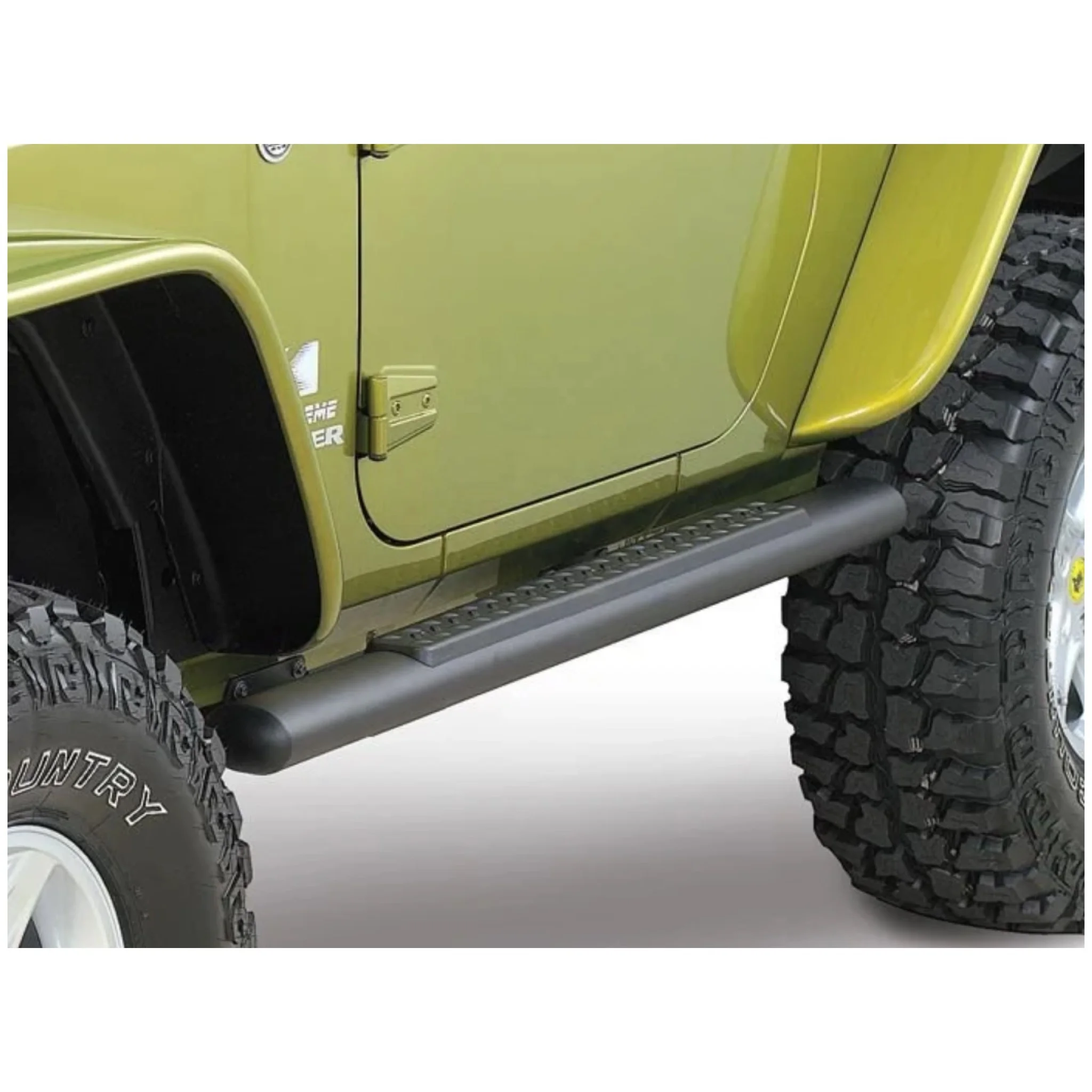 

Трубчатые боковые ступени Mopar черного цвета для 07-18 Jeep Wrangler JK 2 Door
