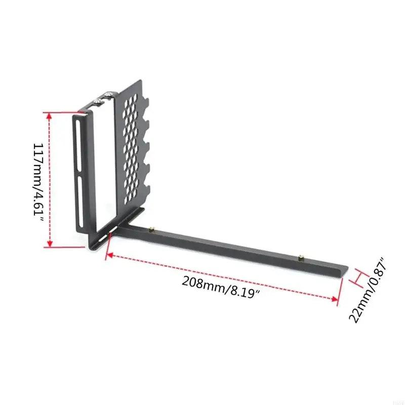 H55F SXJ-B Вертикальный держатель GPU Metal Кронштейн угла преобразователя для