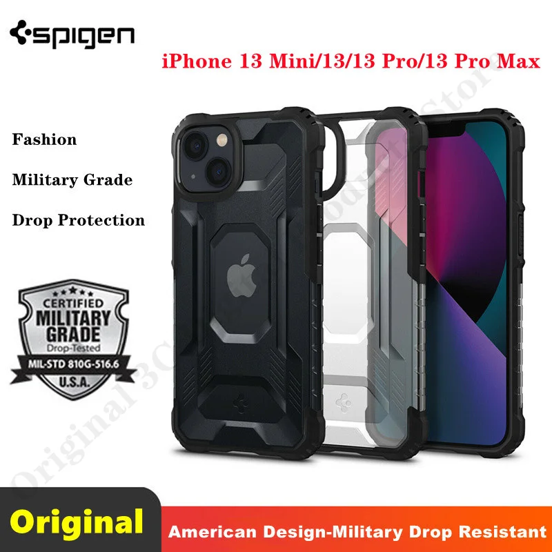 

Transparent Case For Apple iPhone 13 Mini /13 / 13 Pro / 13 Pro Max Case | Spigen [ Nitro Force ] Non Slip Cover