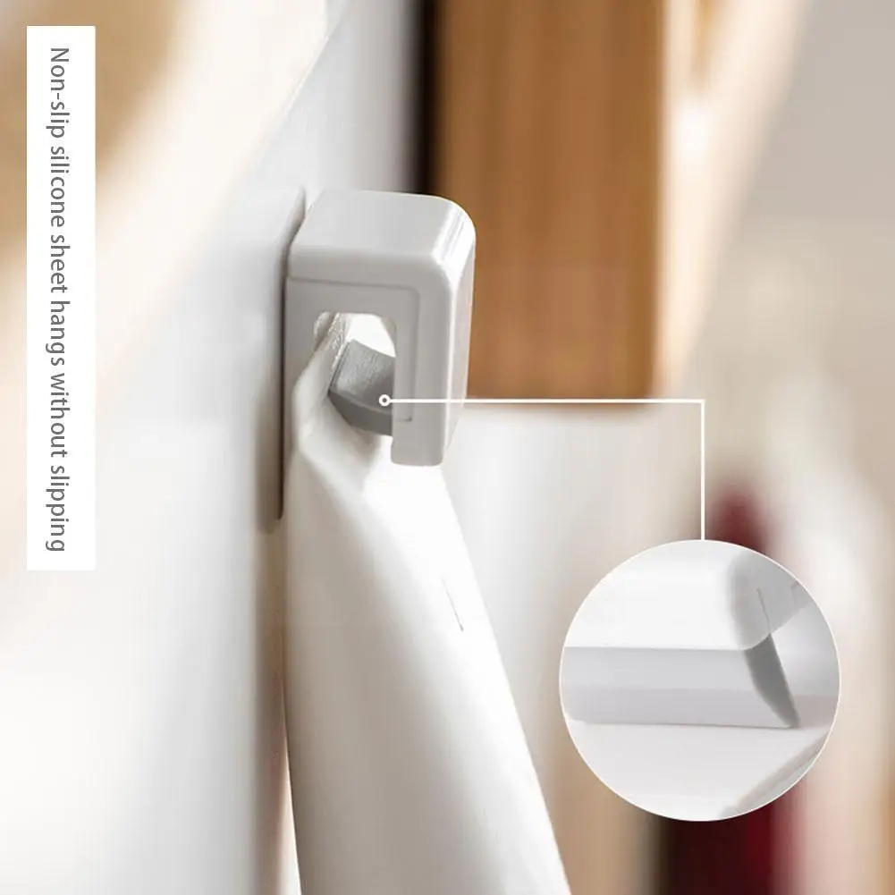 

Bathroom Toothpaste Clip Wall White Seamless Hook Clip Toilet Hanging Bathroom Rack Accessories Clip Cleanser C1f2