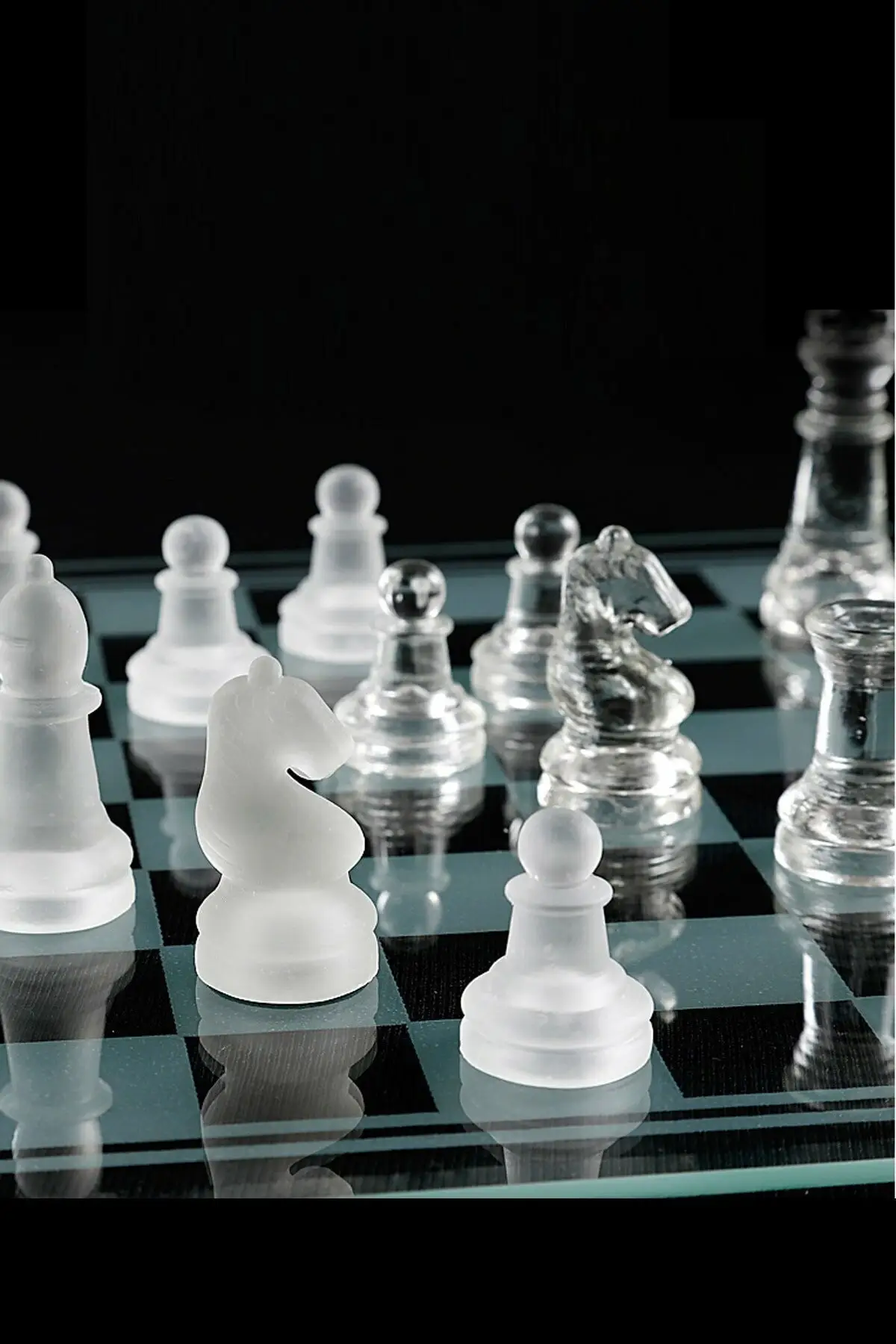 

Glass Chess set 20x20