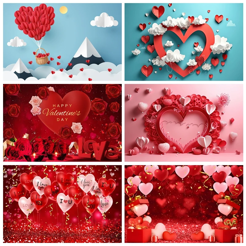 Фоновое полотно Yeele для фотосессии винил красный свадьбы