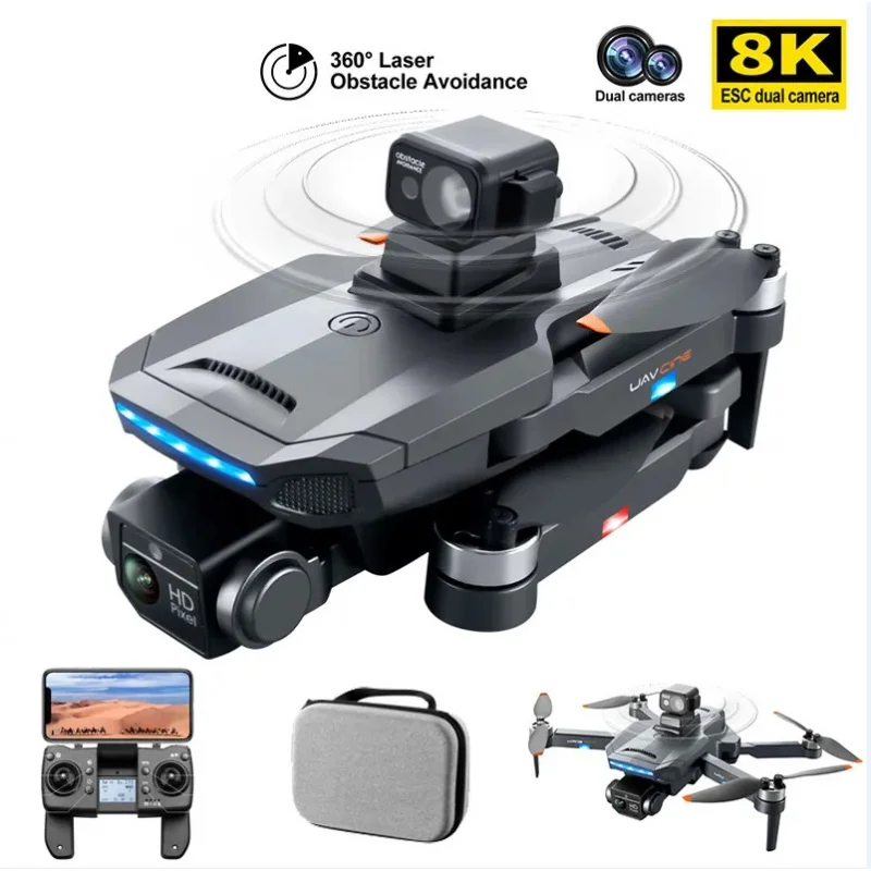 

New K918 MAX GPS Drone 4K Professional Obstacle Avoidance 8K DualHD Camera Brushless Foldable Quadcopter RC Distance 1200M