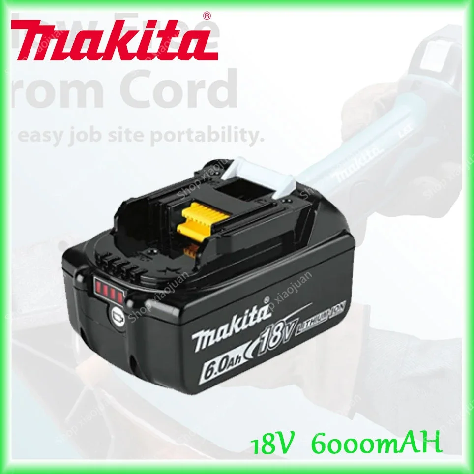 

Makita 100% original 18V Makita 6000mAh lithium-ion rechargeable power tool 18V replacement battery BL1860 BL1830 BL1850 BL1860B