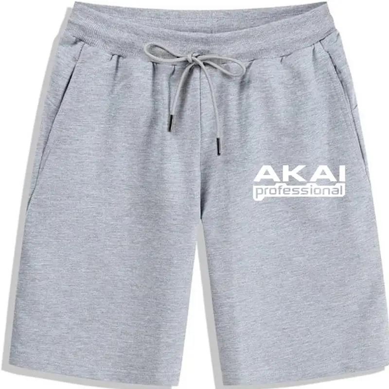

Черные мужские шорты Akai с профессиональным логотипом и принтом