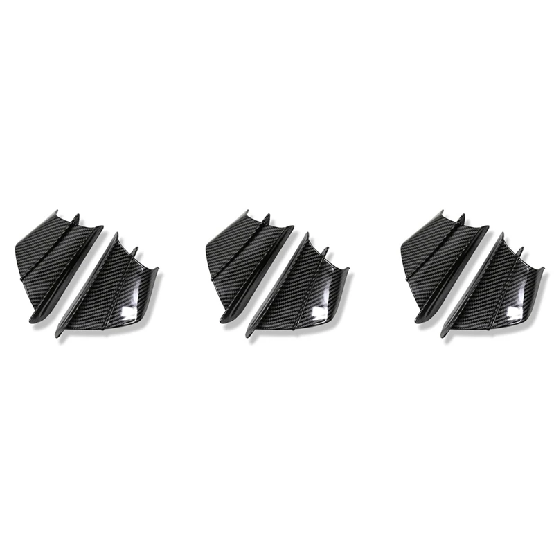

3X Motorcycle Fairing Side Winglet Aerodynamic Wing Deflector Spoiler For Ducati Panigale V2 V4 899 959 1198 1199(A)