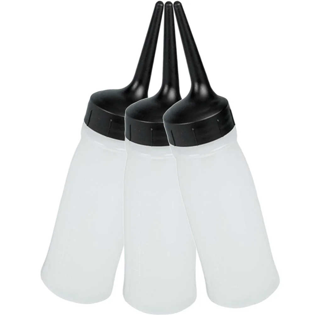 3 шт. краска для волос бутылка сухой чистки аппликатор контейнер сжимаемый цвет