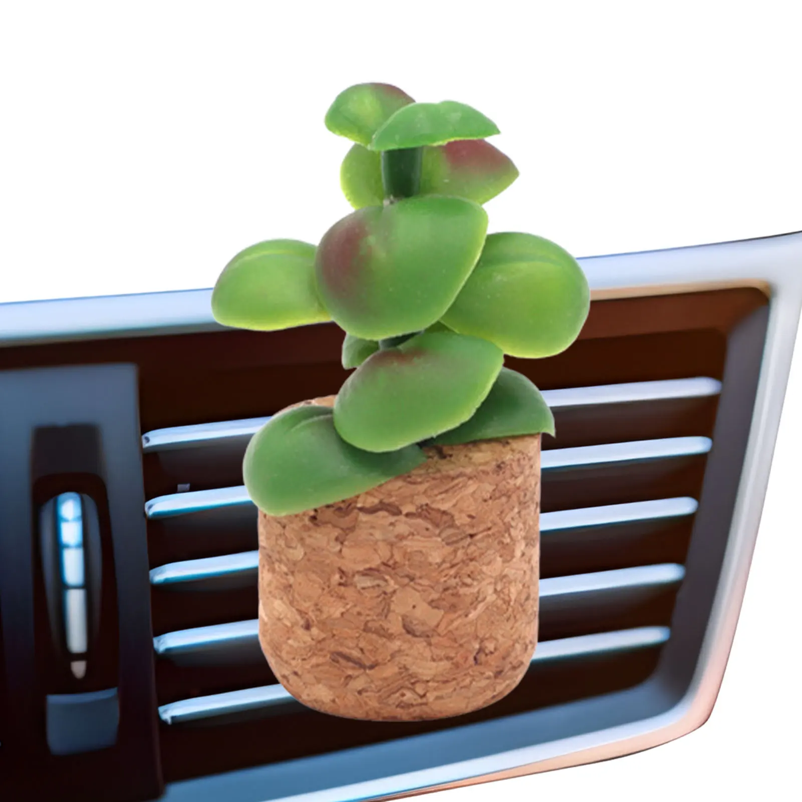 

Artificial Plant Air Vent Clips Car Decoration Air Conditioning Outlet Clip Car Plant Clip Fresh Colorful Interior Decor Car