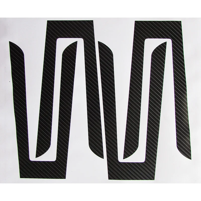 3D 4D наклейки на колеса из углеродного волокна защитная пленка сделай сам для Mercedes