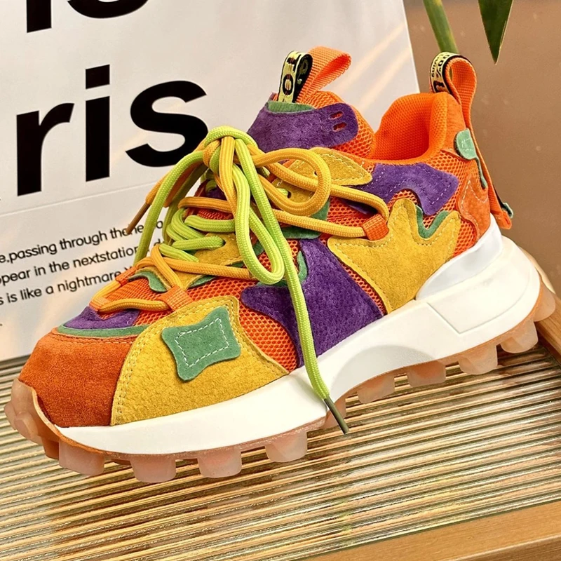 Brand Women Skateboarding Shoes Flat Thick Sole Sneakers Female Sport Shoes Breathable Zapatos Mujer Rubber Boots Woman Shoes