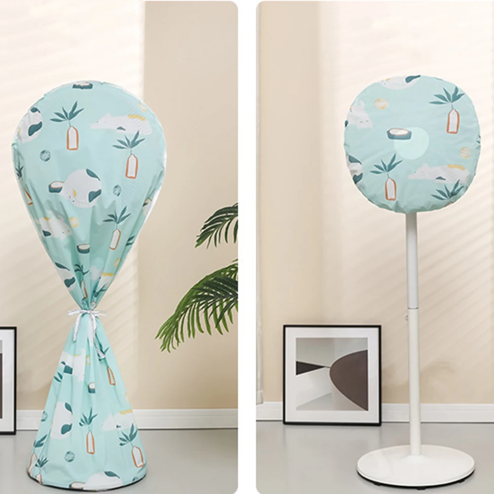 

Fan Dust Cover Protect Printed Stereo Fan Dust Proof Cover Household Anti-dust Desktop Fan Cover Floor Type Protective Cover