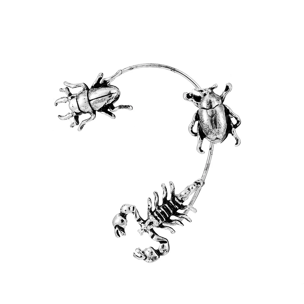 

Gothic Fashion Dark Insect Ear Bone Clip Bee Ear Clip No Ear Hole Retro Old Scorpion Ear Hanging
