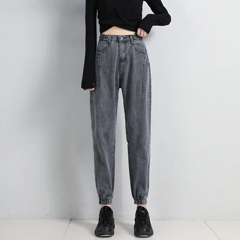 2023 Harem Pants Vintage High Waist Jeans Woman Women's Jeans Ankle Length Mom Jeans Cowboy Denim Pants jeans for women jeans