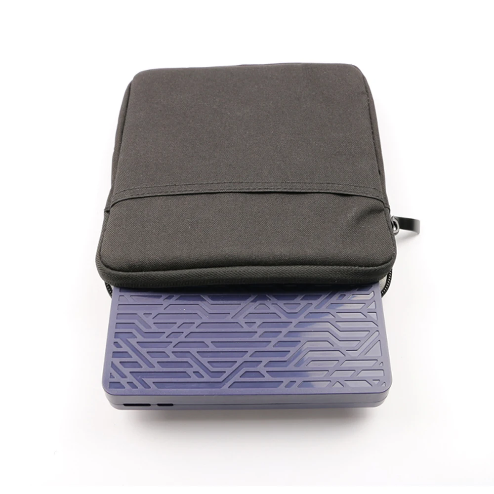Portable Canvas Kindle Oasis2/3 Protective Soft Bag 7 Inch Shockproof Pocketbook Pouch Case For External DVD Recorder Bile Bag images - 6