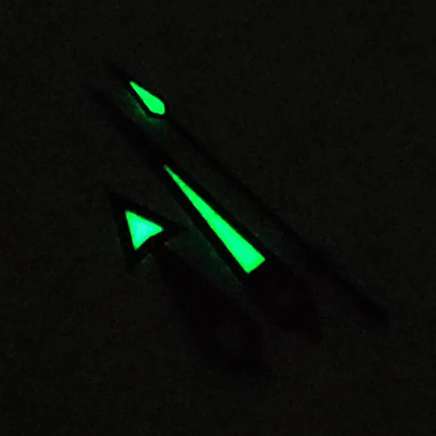 NH35 Аксессуар для часов со стрелками Зеленые светящиеся стрелки Розовое золото