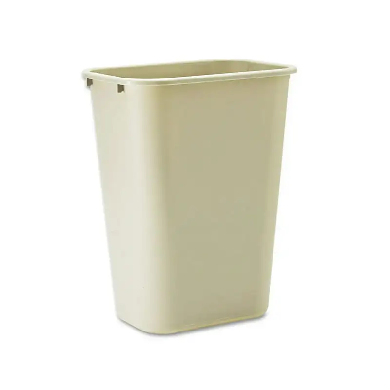 

RCP295700BG, 41 QT Large Deskside Wastebasket, 1 Each, Beige Broom Broom set Rodo para limpeza do chão Juego de recogedor y esc