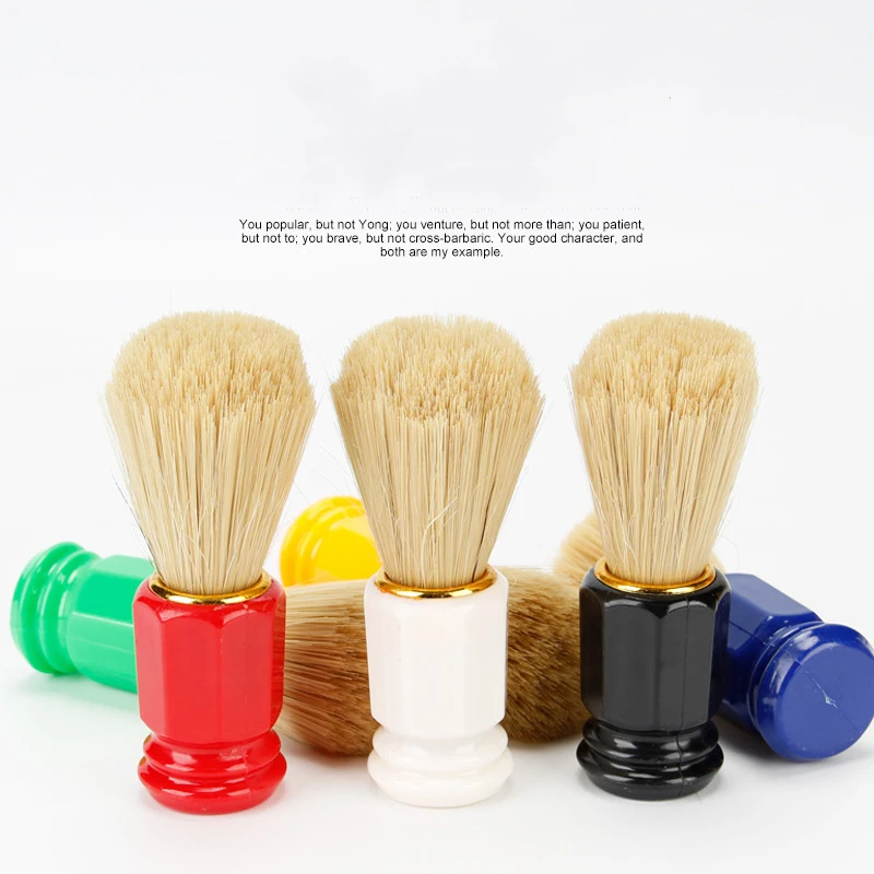 

6 Pcs Beard Shaving Tool Beard Brush For Men Hair Brush Mustache Brush Men Facial Beard Cleaning Brush(Random Color)