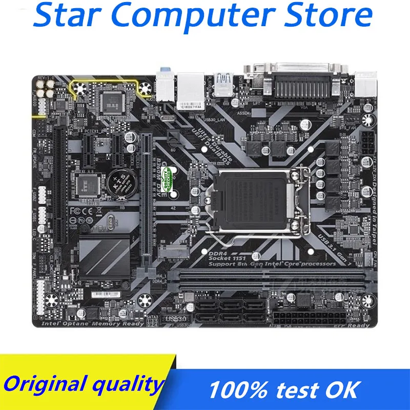 

For Gigabyte GA B360M D3V B360 B360M LGA 1151 Motherboard DDR4 Computer USB3.0 SATA3 M.2 SSD Desktop Mainboard Used