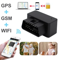 gps tracker 2g obd car vehicle location geofence route history overspeed alarm anti lost car gps locator free web app device