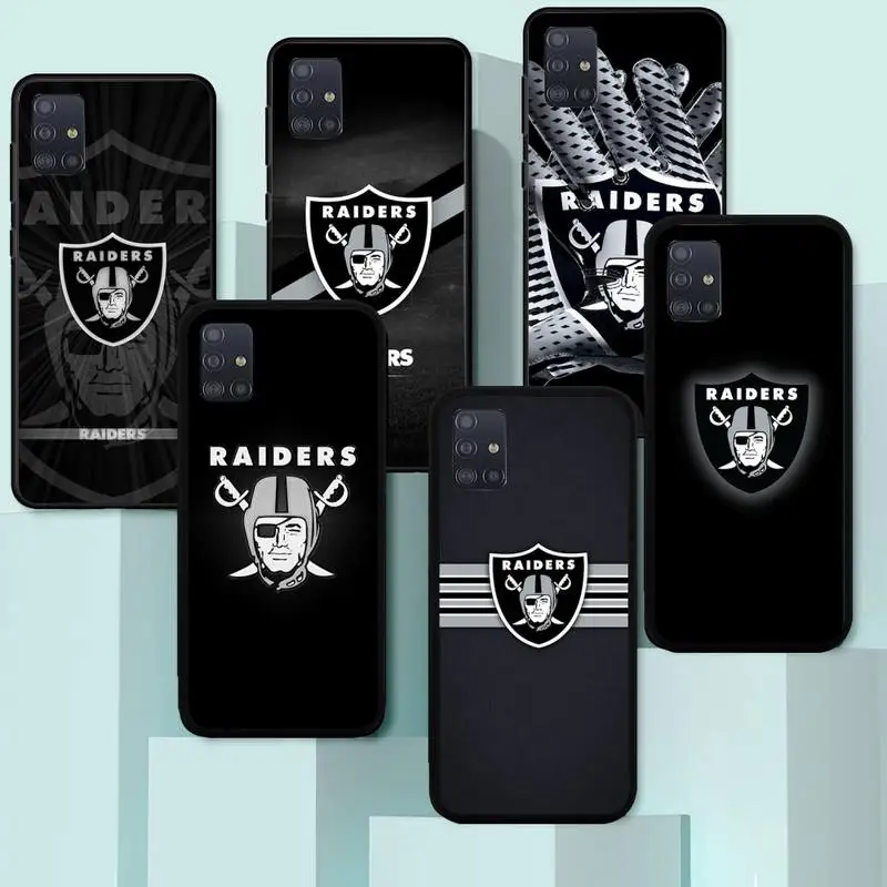 

Oakland Raiders Phone Case For Xiaomi Redmi Note10 Note9 Note8 5A 7 6 8 4 6 S PRO MAX Fundas Cover