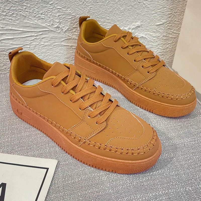 

Spring and Summer Mens White Sneakers Breathable Fashion Black Mens Shoes Non-slip Large Size Men Luxury Sneakers