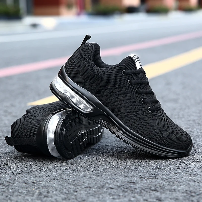 2022 Men Sneakers Outdoor Casual Shoes Trainer Fashion Loafers Breathable Shock Absorption Male Running Shoes 38-48