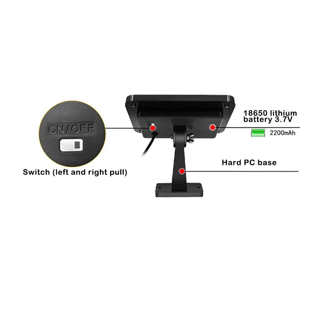 

Waterproof Solar Light with Pull Switch Garden Backyard Lamp Decoration