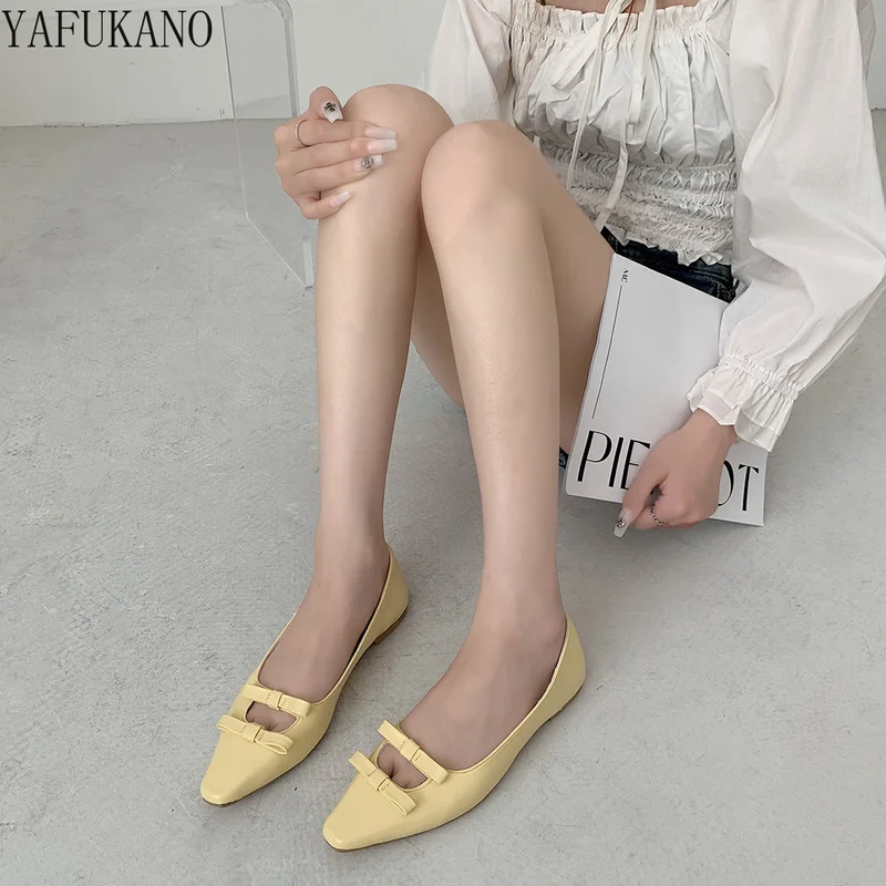 Туфли женские на плоской подошве элегантные вечерние классические туфли с