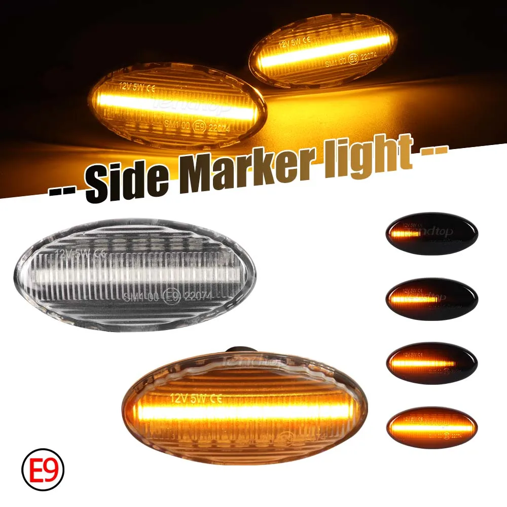 Светодиодный динамический боковой указатель поворота для Mazda 2 3 5 6 GG GY MPS