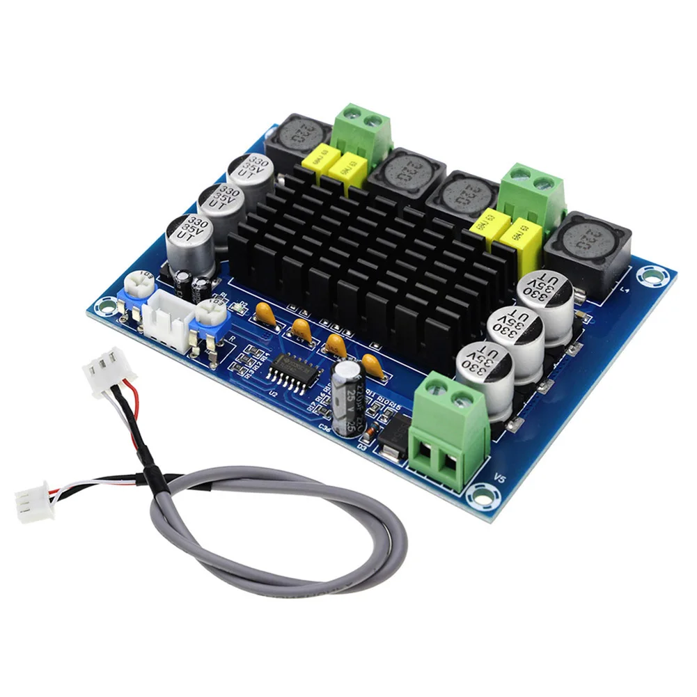 

Digital Power Amplifiers Board TPA3116D2 Audio Amplification Module 120*2W Digital Power Amplifiers Board 92*68*16 (mm)