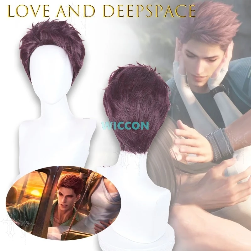 Фото Парик для косплея Love And Deepspace Valko, полный комплект, пушистый, имитирующий волосы на коже головы, для Comic Con, Хэллоуина, из термостойкого волокна №4