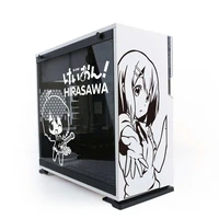 k on anime sticker for atx pc casejapanese cartoon decor decals for computer chassiswaterproof easy removable hollow out