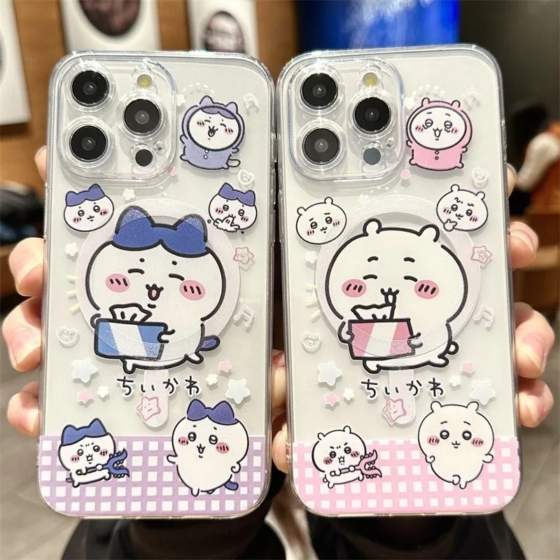 Прекрасный магнитный чехол для телефона Jiyi Kawa Magsafe Samsung Galaxy S24 S23 S22 S21 S20 FE Plus Ultra 5G