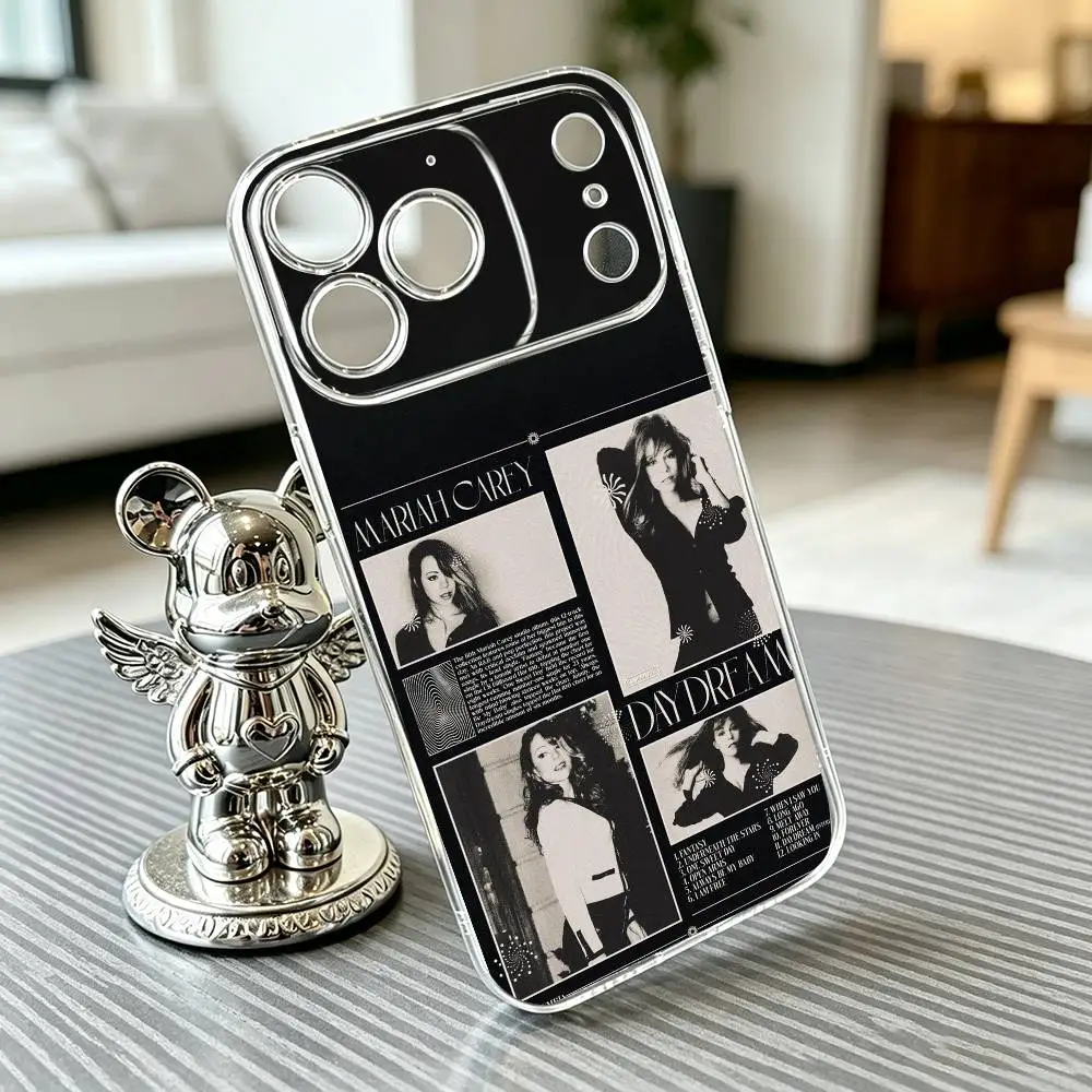 Фото Чехол для телефона M-Mariah C-Carey Singer, прозрачный силиконовый мягкий чехол для iPhone 17 16 15 14 13 12 11 Mini Pro Max Plus №4