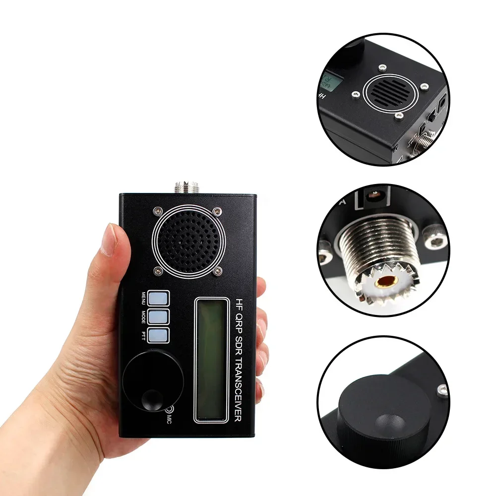 Фото Микрофон и зарядное устройство, USDX, USDR, HF, QRP, SDR, Transcsec, SSB, CW, 8 диапазонов, DSP, SDR, аккумулятор, 2024 №2
