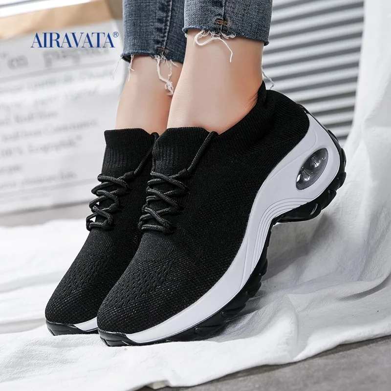 Shoes for Women Sneakers Fashion Breathable Walking Shoes Air Cushion Outdoor Tenis Feminino