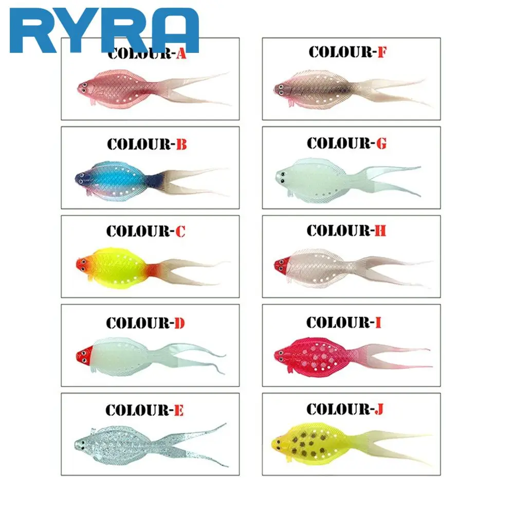 

Мягкая силиконовая приманка в виде креветки, червей, рыбы