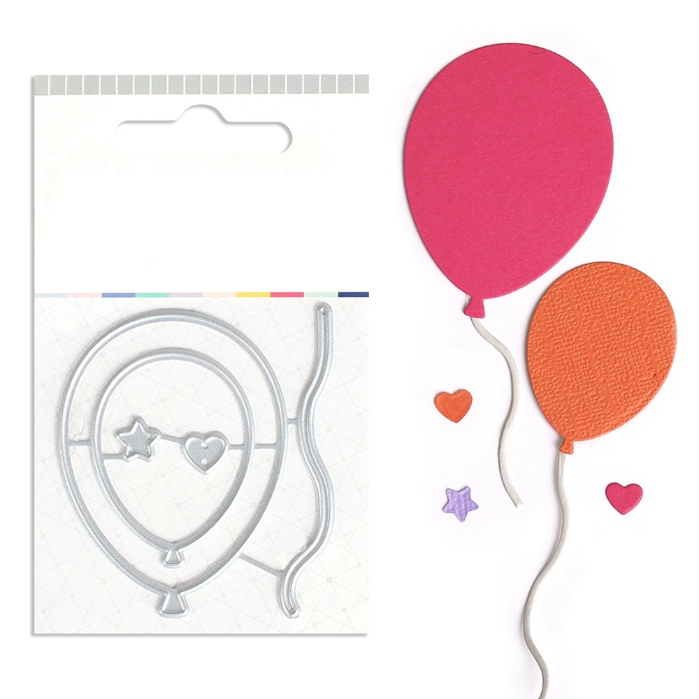 Металлические штампы с воздушными шарами режущие для скрапбукинга своими руками