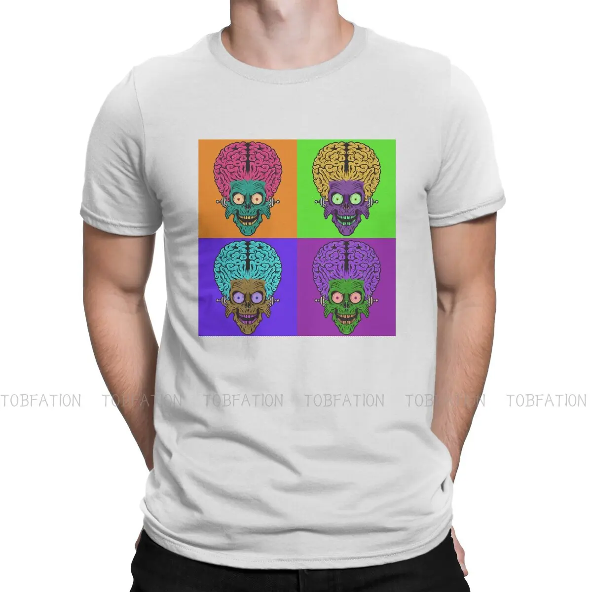 

Mars Attacks Martian Girl Film 100% Cotton TShirts Andy Classic Distinctive Men's T Shirt Funny Tops Size S-6XL