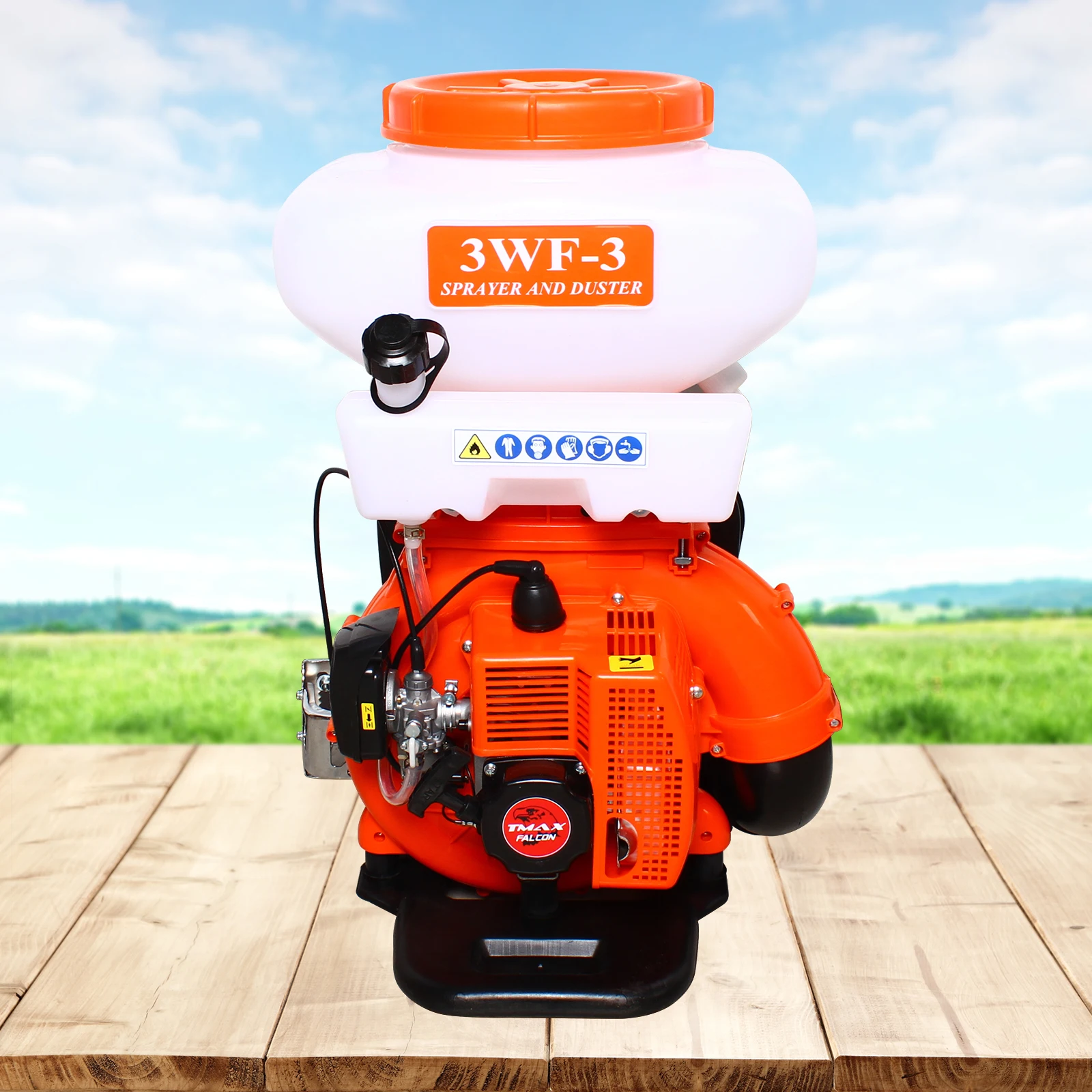 Backpack Fogger Sprayer Blower Gas 14L Mosquito Insecticide 7500r/min Farming
