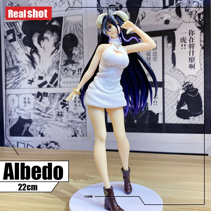 

22 см Overlord IV Albedo Coreful фигурка вязаный один предмет ver. Аниме девушка ПВХ экшн-фигурка для взрослых Коллекционная модель игрушка кукла подарки