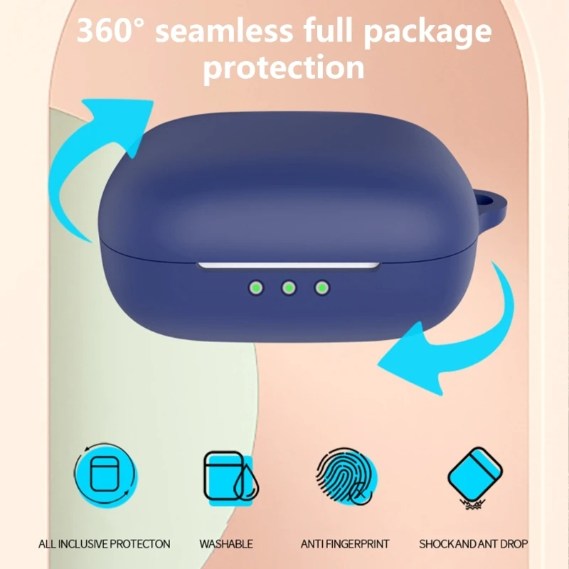 Корпус наушников Водонепроницаемый защитный чехол Гибкий силиконовый для