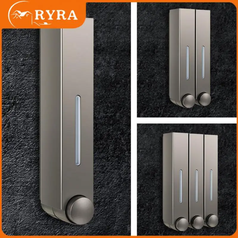 

Shower Gel Shampoo Dispenser For Bathroom Hotel Single/double/triple Press Type Liquid Extractor Manual Liquid Dispens 420ml